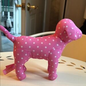 PINK Victoria's Secret Pink and White Dog Toy
